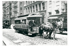 Tramvaj s konjskom zapregom u New Yorku